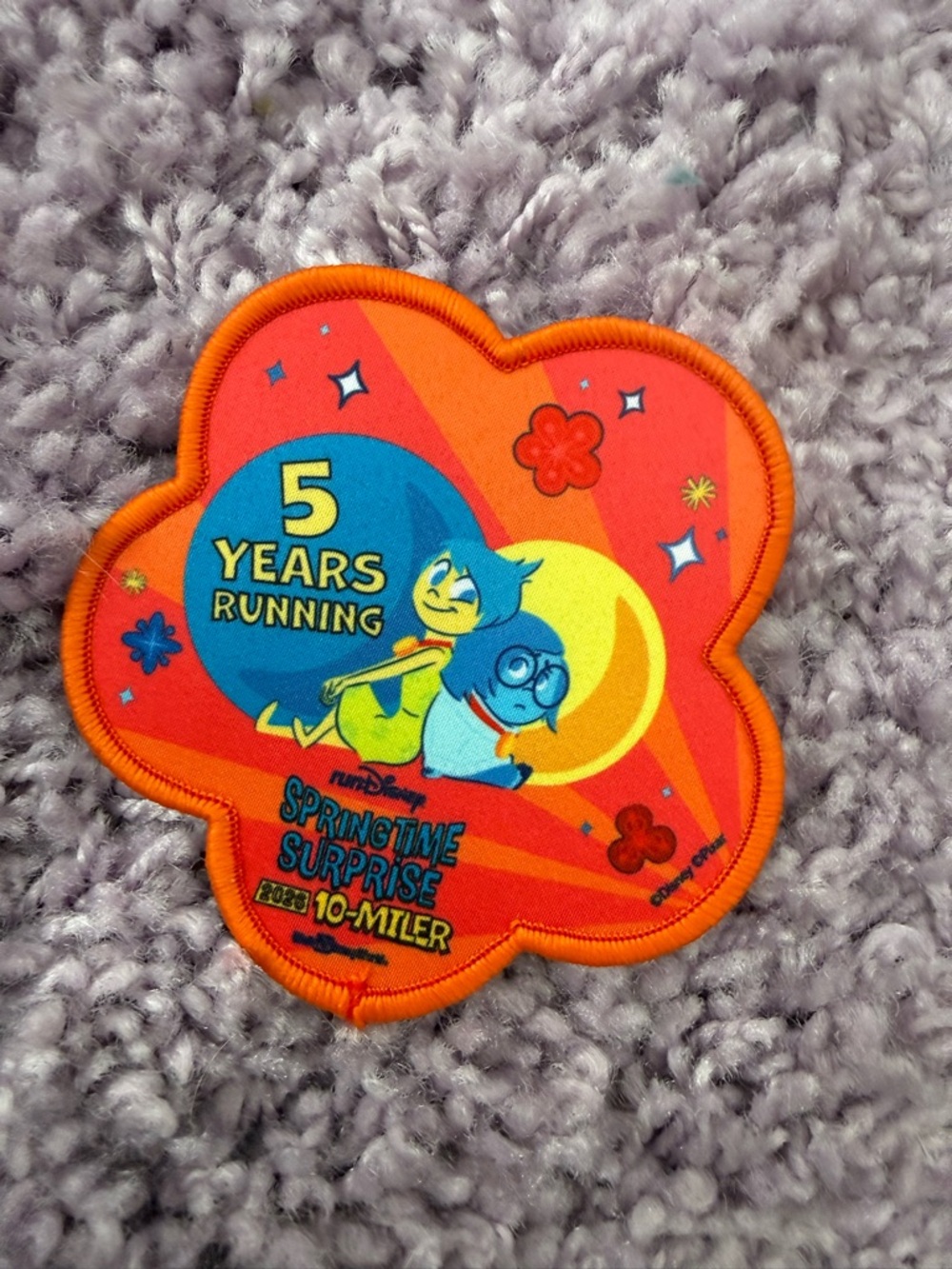 Rundisney Perfect 10 miler Patch Springtime Surprise